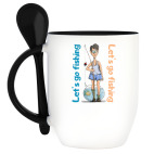 Кружка с ложкой