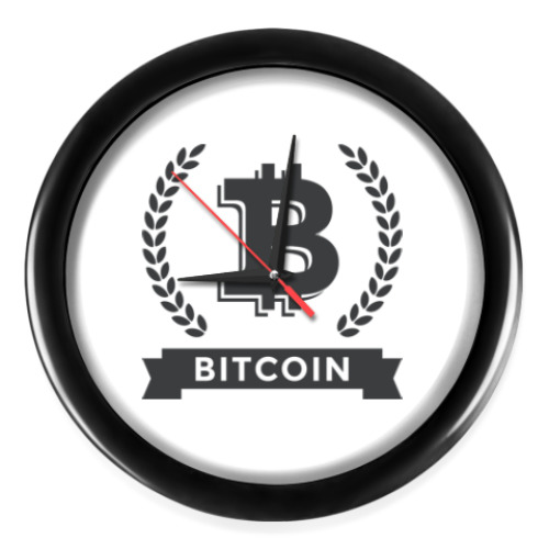 Настенные часы Bitcoin - Биткоин