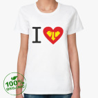 Женская футболка органик