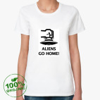 Женская футболка органик