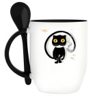 Кружка с ложкой