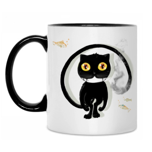 Кружка с принтом Дымохвост