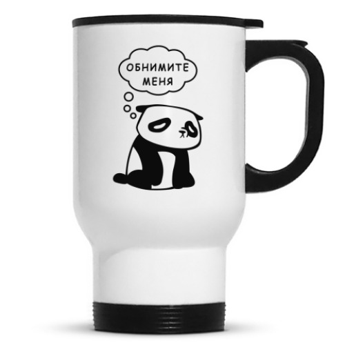 Кружка-термос с принтом Панда
