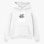 Толстовка худи оверсайз