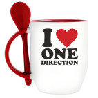 Кружка с ложкой One direction