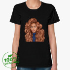 Женская футболка органик