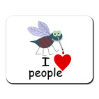 Коврик для мыши I love people