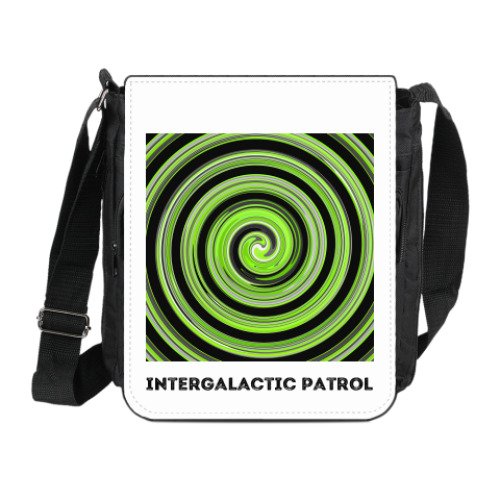 Сумка на плечо (мини-планшет) с принтом Межгалактический патруль