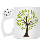 Кружка с футбольным мячиком