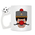 Кружка с футбольным мячиком