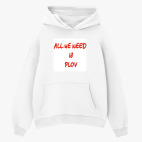 Толстовка худи оверсайз