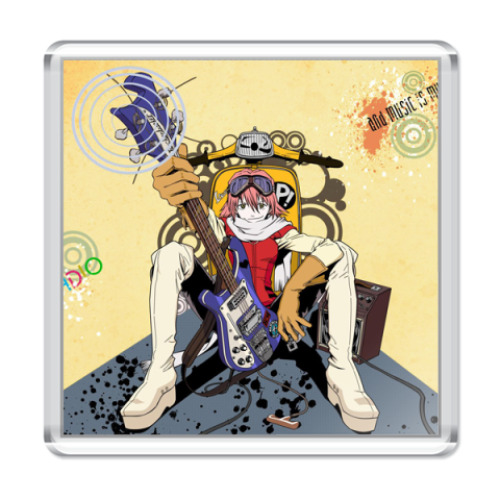 Магнит с принтом  FLCL