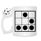 Кружка с футбольным мячиком