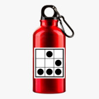 Металлическая бутылка 400 мл UV-DTF