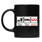 Кружка цветная UV-DTF