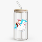 Банка с бамбуковой крышкой