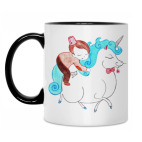 Кружка двухцветная