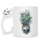 Кружка с футбольным мячиком