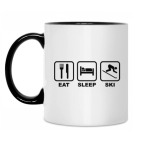 Кружка двухцветная