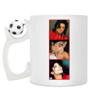 Кружка с футбольным мячиком