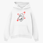 Толстовка худи оверсайз