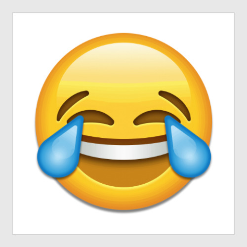 Постер Emoji Смайл: Слезы Радости