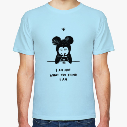 Футболка с принтом Not a Mickey M