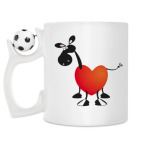 Кружка с футбольным мячиком