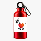 Металлическая бутылка 400 мл UV-DTF