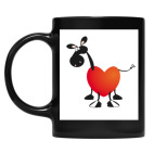 Кружка цветная UV-DTF