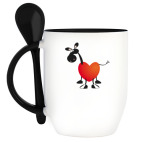 Кружка с ложкой