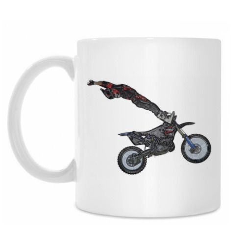 Кружка с принтом Мотофристайл