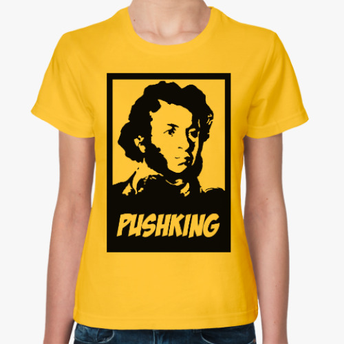 Женская футболка Пушкин