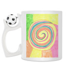 Кружка с футбольным мячиком