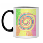 Кружка двухцветная