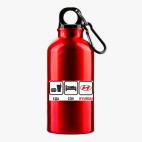 Металлическая бутылка 400 мл UV-DTF