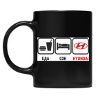 Кружка цветная UV-DTF