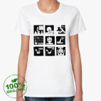 Женская футболка органик