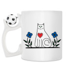 Кружка с футбольным мячиком