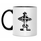 Кружка двухцветная