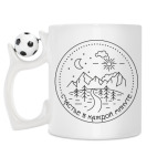 Кружка с футбольным мячиком