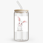 Банка с бамбуковой крышкой