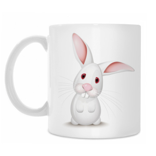 Кружка с принтом Зайчик