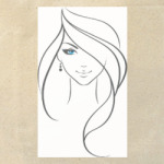 девушка с голубыми глазами