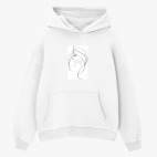 Толстовка худи оверсайз