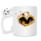 Кружка с футбольным мячиком