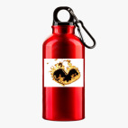 Металлическая бутылка 400 мл UV-DTF