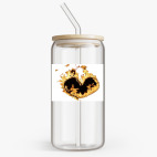 Банка с бамбуковой крышкой