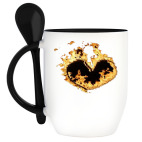 Кружка с ложкой