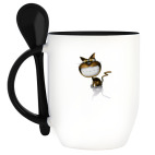 Кружка с ложкой